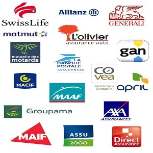 Logo des principales compagnies d'assurance